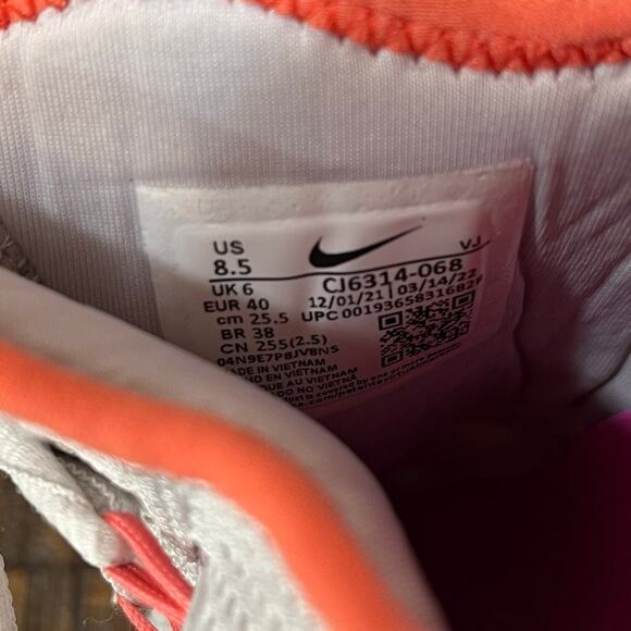 Nike Women's Metcon 3 Vast Grey Fire Pink Training Shoes Sz 8.5 - Picture 7 of 7